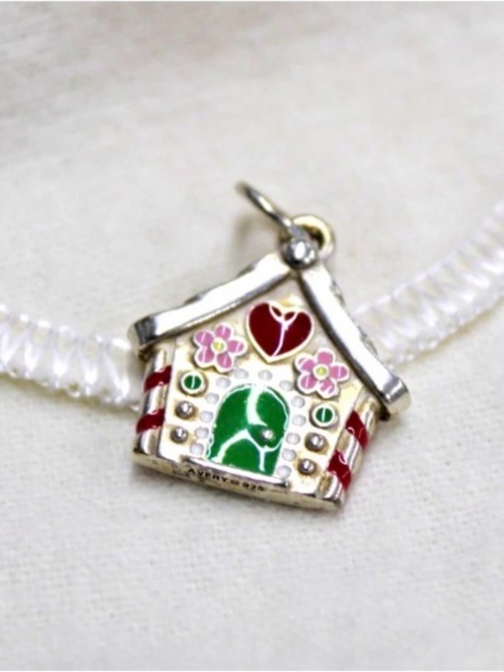 James Avery gingerbread house enamel charm Christmas